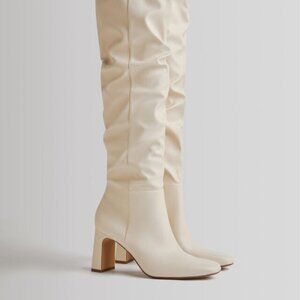 Bershka High-heel slouched boots